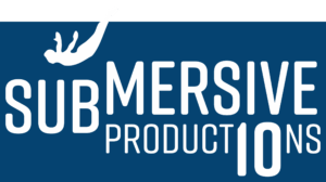 Submersive Productions logo with diver and "10" incorporated.